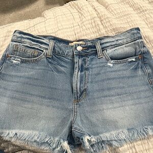 Altar'd State Blue Denim Shorts